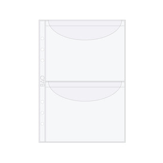 A5 two pocket stationery storage organizer