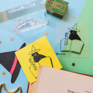 Crow's Spellbook Stamp