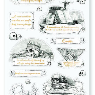 poetry writing author books play tragedy sticker sheet